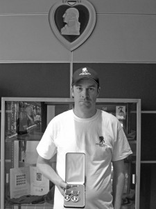 John with two purple hearts