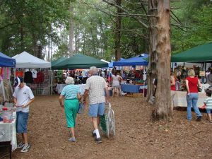 A cluster of vendors attract visitors to last year's Heritage Jubilee Festival