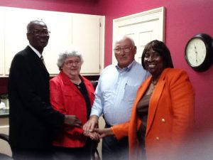 Eddie Woods, Mary and Charles Lowe, and Essie Nicholson.