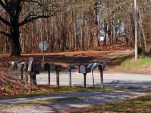 One can learn the significance of this photo by reading The Advertiser’s April 3 print edition in which there is a “Ramble Through the Fork” by Owen Clark. Note the P.O. boxes which appear on Woodlawn Rd. at a former Post Office site.  They point in the distance to an old Methodist Church, recently restored.