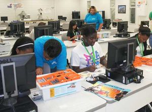 A total of 11 camps are scheduled this summer at Piedmont Technical College. Students can choose from a variety of art, science, career-oriented or self-image improvement camps such as the annual Girls Achieving in Technology and Engineering (GATE) camp, pictured.