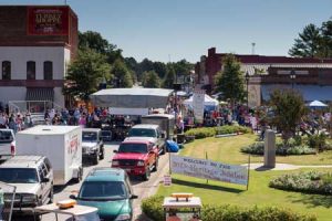 The Heritage Jubilee Festival came to the town square.