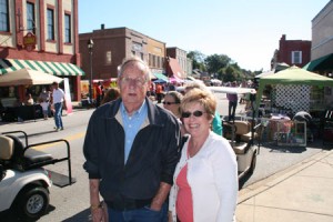 Sonny and Wanda Seawright the morning of the festival.