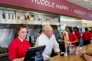 The Huddle House on Augusta Rd. is back in business. 