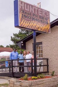 Mayor Terrence Culbreath, Kent & Sarah Hunter, Donna Livingston, Jessie Chavis of Isabella’s Bed & Breakfast.