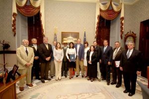 John Sands (Gaylord Donnelley Foundation), Woody Woodruff (Wildwater, Ltd.), Tom O’Rourke (Charleston County Parks), James Headley (SC Recreation & Parks Association), Lauren Ponder (South Carolina National Heritage Corridor), John Slaughter (National Park Service), Governor Nikki R. Haley, Alvin Taylor (SC Department of Natural Resources), Michelle McCollum (South Carolina National Heritage Corridor), Holly Beaumier (Florence CVB), Jason Burbage (SC Wildlife Federation), Hugh Weathers (SC Department of Agriculture), D. Glenn McFadden (SC Department of Natural Resources), Tim Rogers (Friends of the Edisto) Also present, not shown: Amy Duffy and Marion Edmonds (SC Department of Parks, Recreation & Tourism)