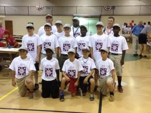 Picture – Front: Kevin Ortegta, Robert West, Dalton Hitt, Colby Martin, Reid Gossett; Row 2: Michael Feagin, Garret Hammond, Brycen Patterson, Dalton Williams, Keithmontrez Williams, Hunter Corley, KJ Butler Back row: Coach Dale Williams, Manager. James “Fish” Herrin, Coach John Brown, Jr.