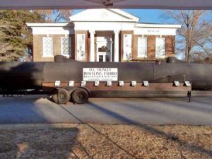 Replica of the H.L. Hunley, the first submarine to sink another vessel, will be in Edgefield, September 26 2014.