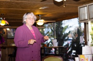 Barbara Jo Mullis, candidate for the 3rd S.C. District of the U.S. House of Representatives, at a campaign stop in Johnston, October 31.