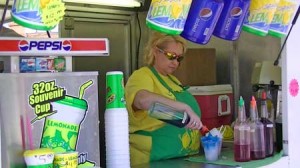 Food vendors are a big part of the Johnston Peach Blossom Festival.