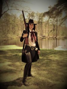 Tonya of the Turkey Creek Outlaws will by on the Square Saturday, April 18, 2015.