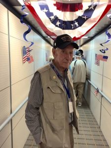 Dr. Jim Hawk as the Honor Flight began.