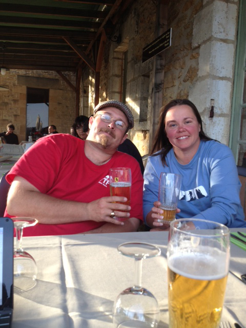 seanandlynnenjoyingbeer