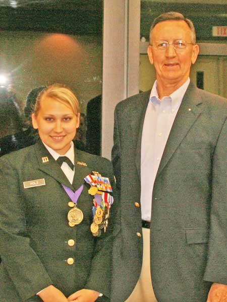 STHS Cadet Lieutenant Jacqueline Polz Awarded Legion of Valor Bronze Cross