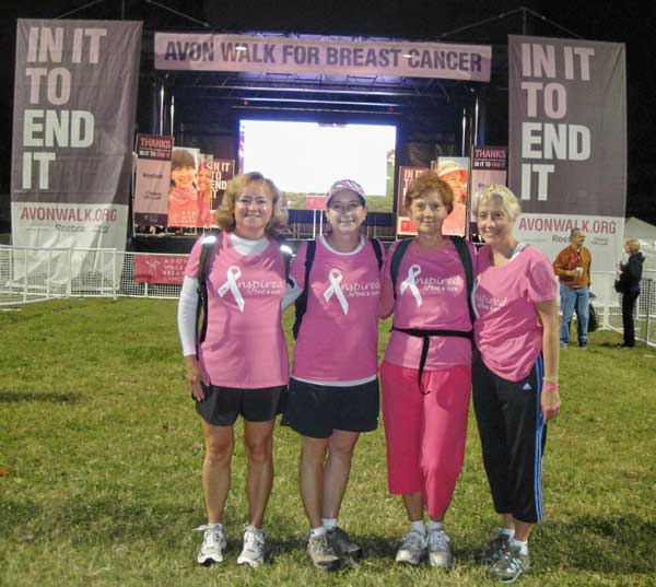 Slept in Pink Tents and Walked for Cancer