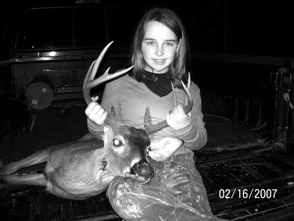 Susannah Hammond Harvests 9 Point Deer