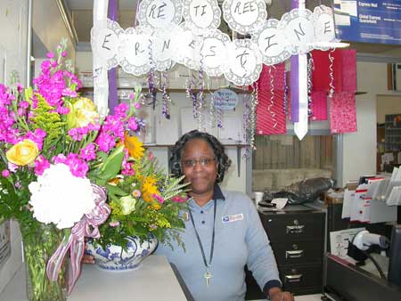 Ernestine Brown Retires from the Post Office after 29 Years