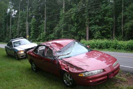 Early Morning Accident on Martintown Road