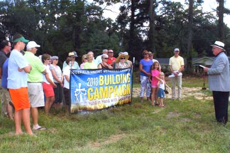 Edgefield Methodists Break Ground for Parsonage