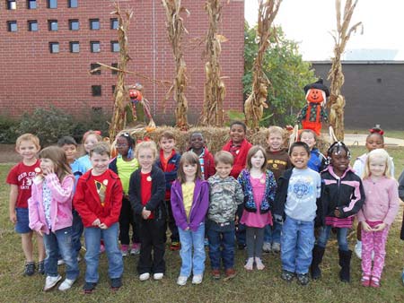 Merriwether Elementary Visits Pumpkin Patch