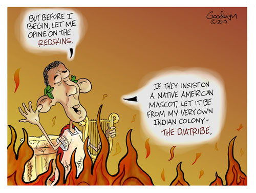Al Goodwyn’s Latest Political Cartoon: Nero