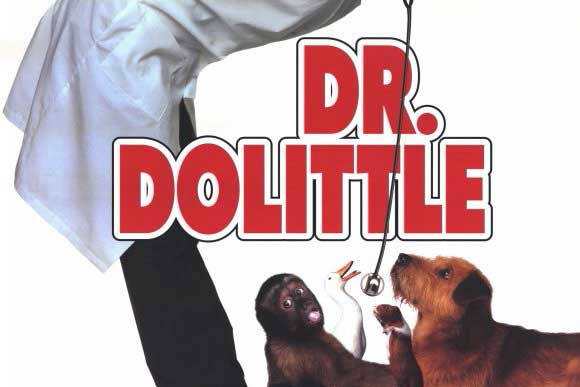 Downtown Drive-In Movie Showing “Dr. Dolittle”