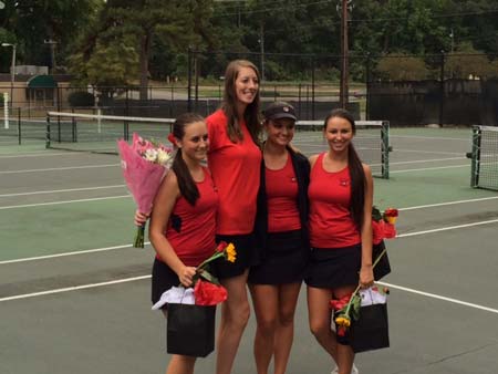 Fox Creek Tennis Honors Seniors at Final Home Match