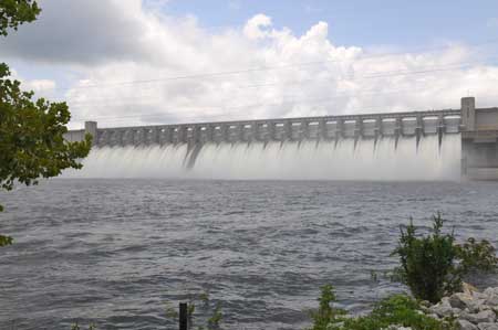 Hwy 221 Lane Closing for Spillway Gate Repairs at Thurmond Dam