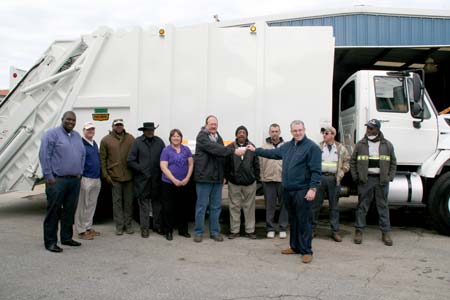 Johnston Gets New Trash Truck