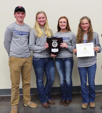 STHS FFA Tool ID Team Takes 2nd at State