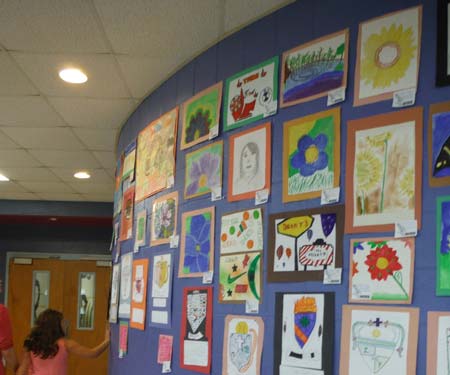 Visual Art and Art of the Word at J.E.T. Middle School