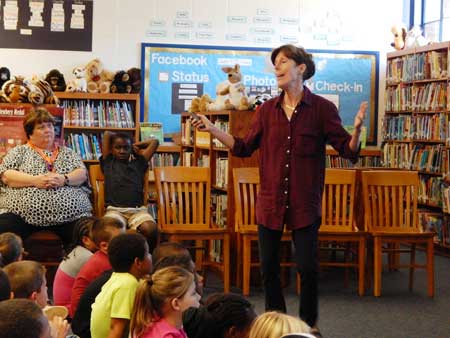 Author M. H. Herlong Visits RSM Elementary