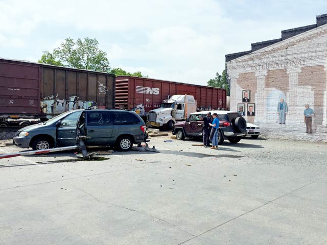 Train Wreck in Downtown Johnston – Updated
