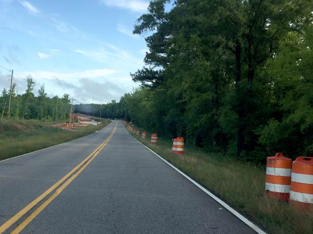 Log Creek Bridge Under Construction