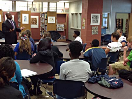 Senator Scott Visits Thurmond High School