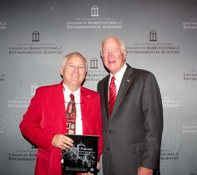 UGA Honors U.S. Sen. Saxby Chambliss, South Carolina Peach Grower Jimmy Forrest