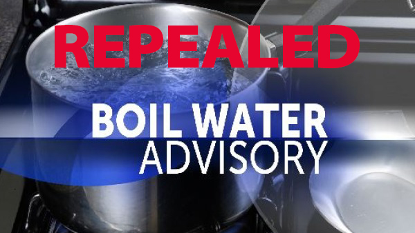 REPEAL OF THE BOIL WATER ADVISORY