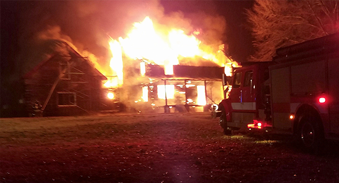 Prater Home Burns in Morning Fire