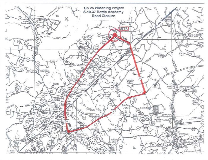 SCDOT Advisory: Edgefield County