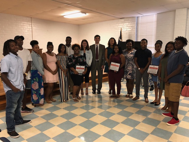   Youth Job Readiness Graduates Hear Sen. Massey