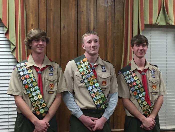 Edgefield Scout Troop 30 Announces Eagle Scouts