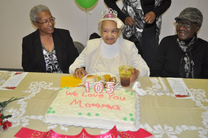 Mattie Mae Williams honored at the age of 105