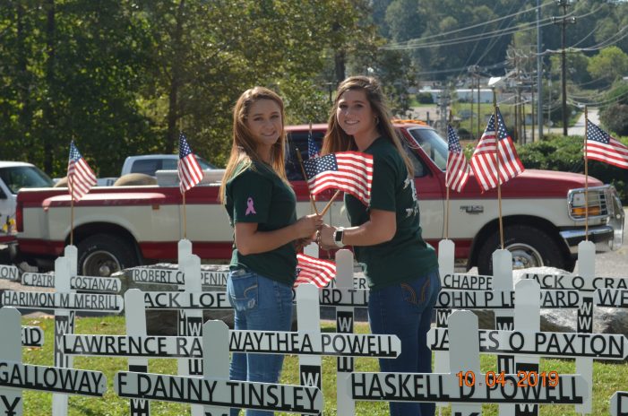 Strom Thurmond Career and Technology Center Lady Rebel Welders Honor Veterans with Crosses