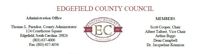 EDGEFIELD COUNTY COUNCIL