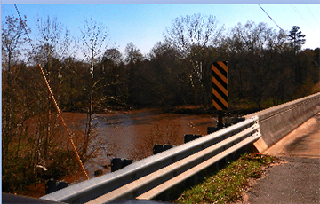 Stevens Creek Temporarily Lowered