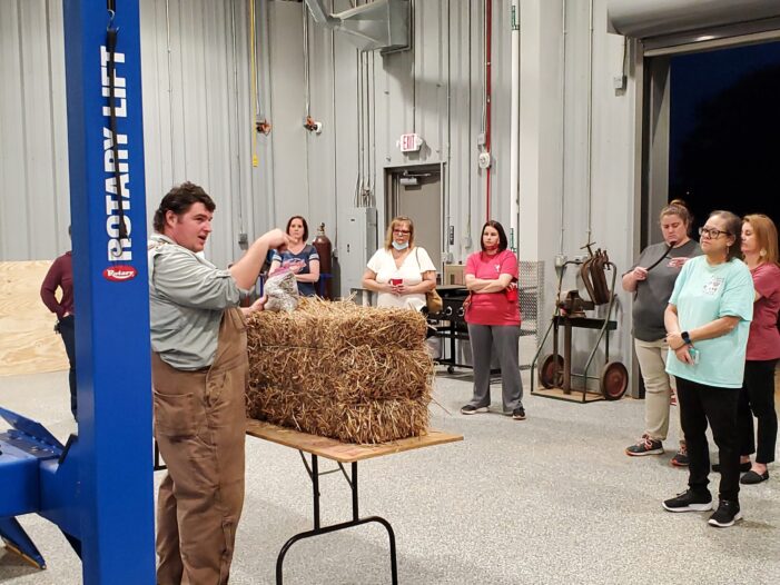 Edgefield County Young Farmer Association Hosted a Straw Bale Gardening Workshop