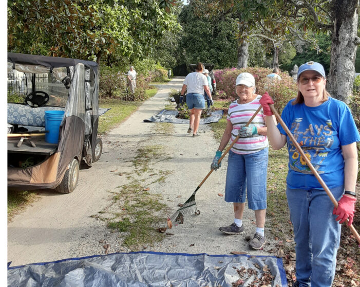 A Successful Clean-Up at Ebenezer Cemetery