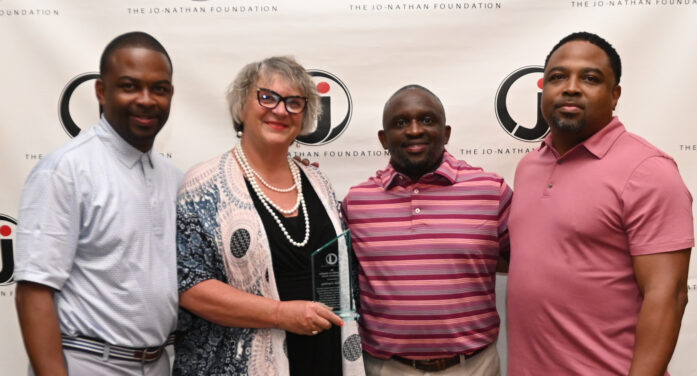 Local principal honored with Jonathan D. Simpkins Humanitarian Leader Award