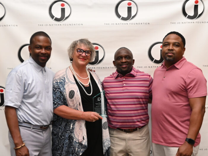 Local principal honored with Jonathan D. Simpkins Humanitarian Leader Award