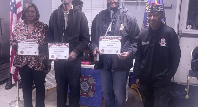 VFW  Members Honored